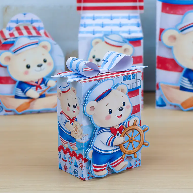 Arquivo de Corte Ursinho Marinheiro 8