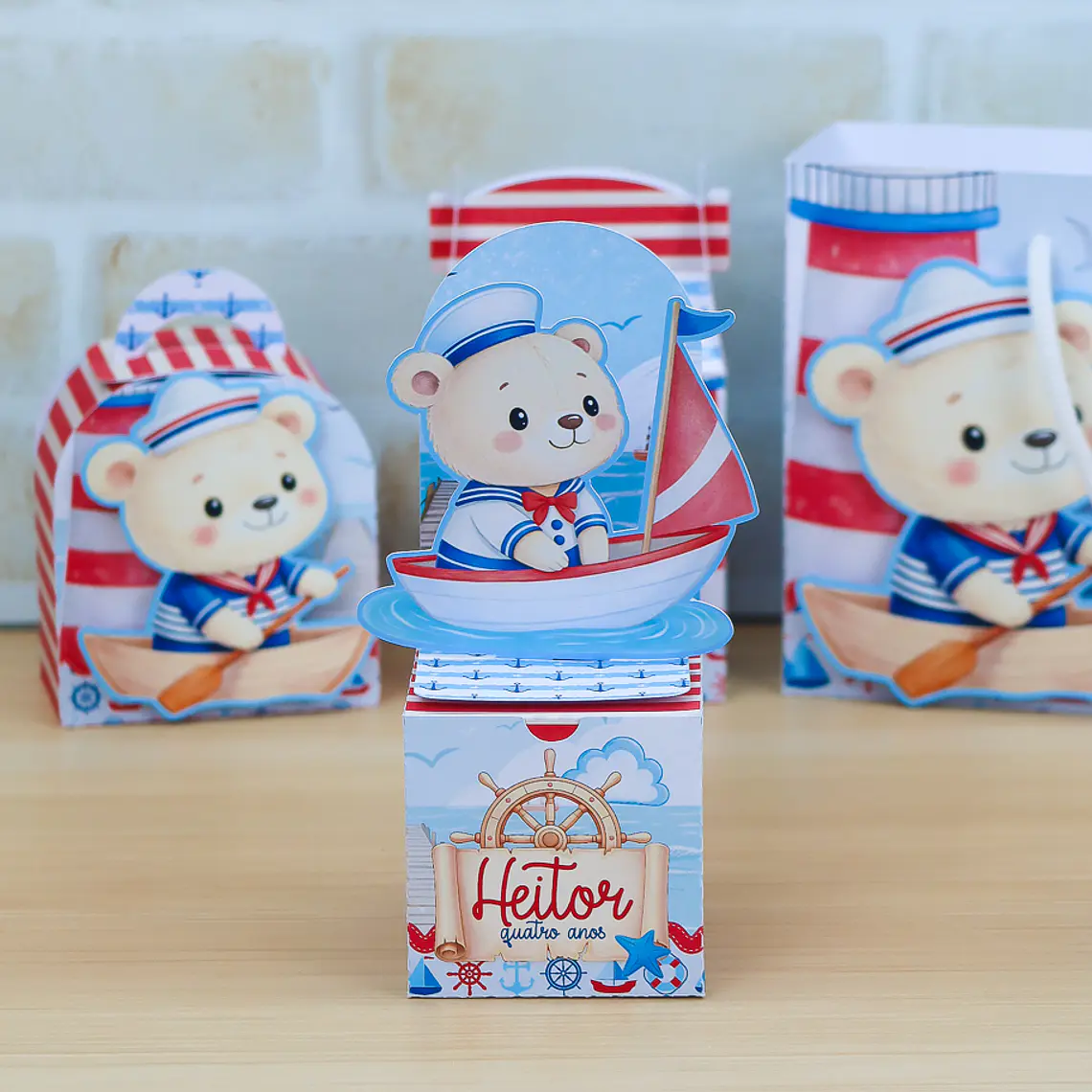 Arquivo de Corte Ursinho Marinheiro 14