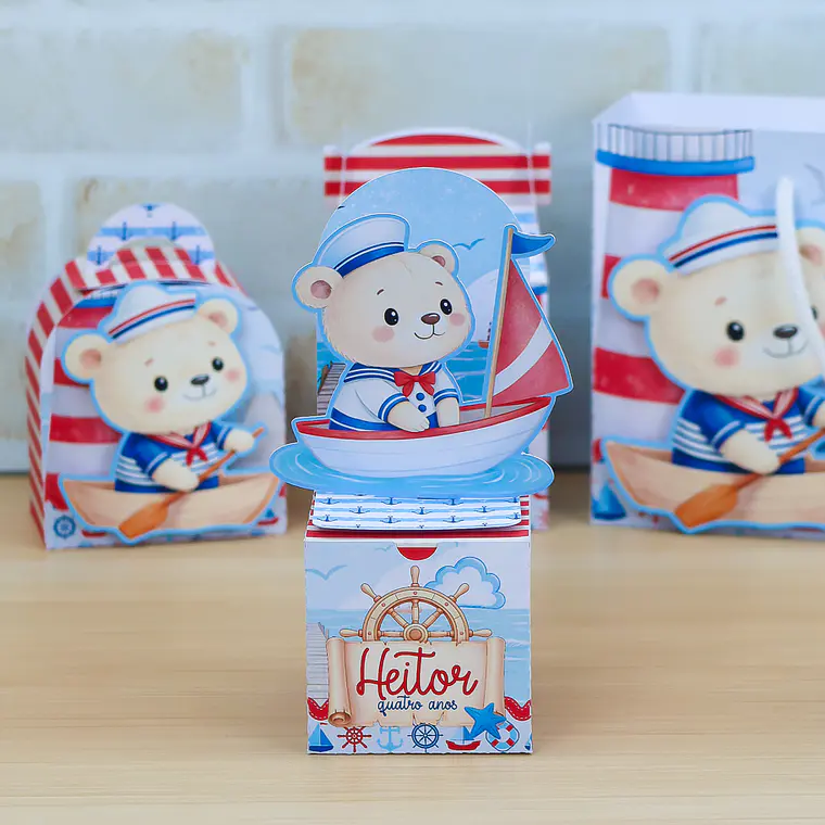 Arquivo de Corte Ursinho Marinheiro 14