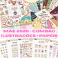 Mãe 2026 - Combão Ilustrações + Papéis - Thumbnail 1