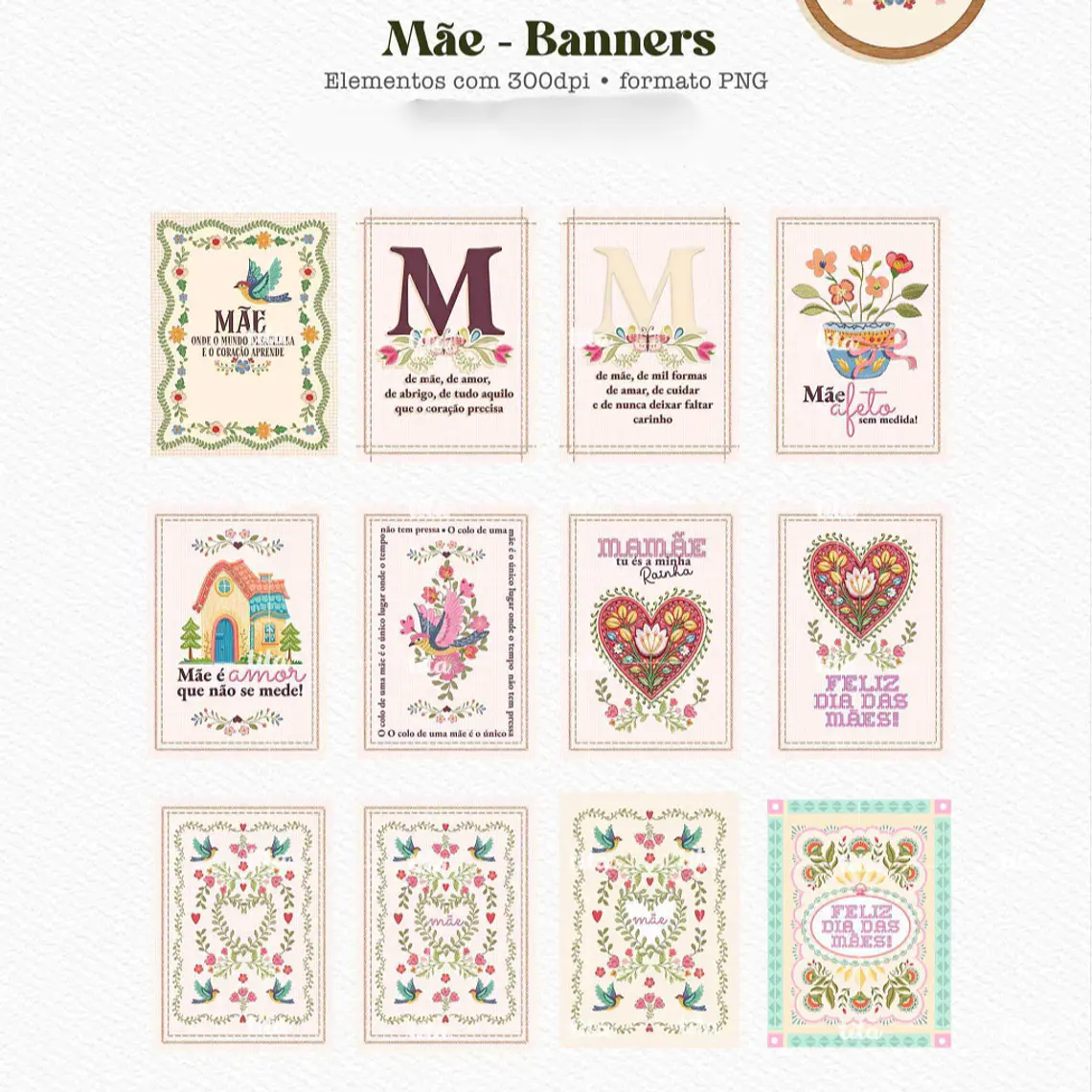 Mãe 2026 - Combão Ilustrações + Papéis 3