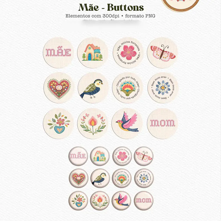 Mãe 2026 - Combão Ilustrações + Papéis 8