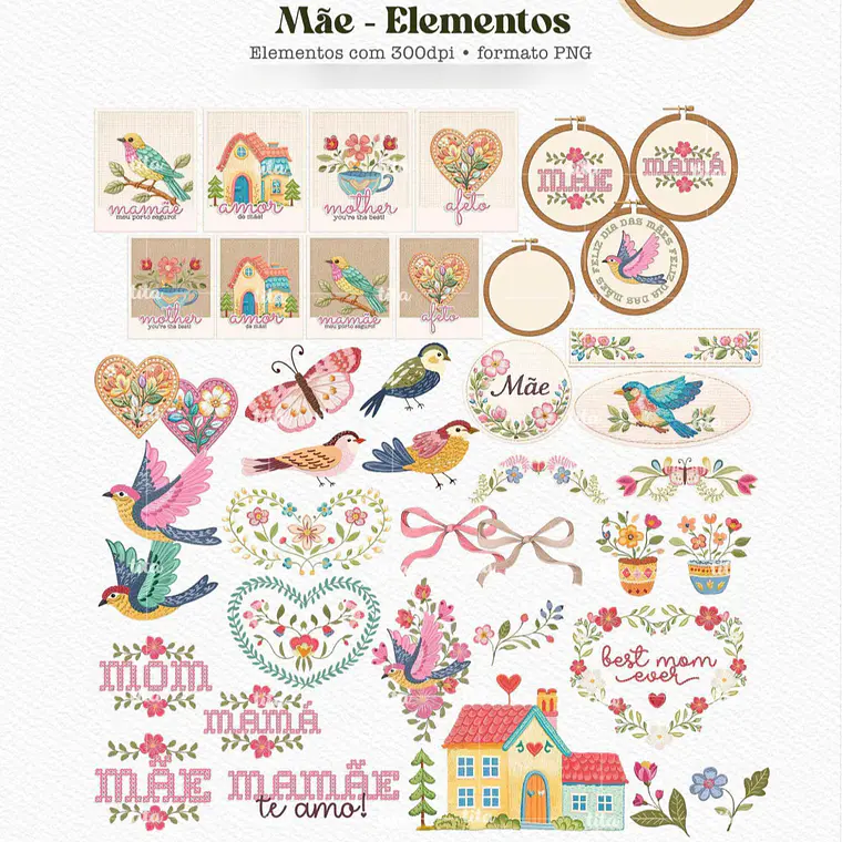Mãe 2026 - Combão Ilustrações + Papéis 9