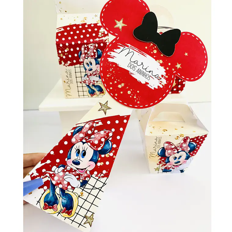 Arquivo de Corte Minnie Vermelha 4