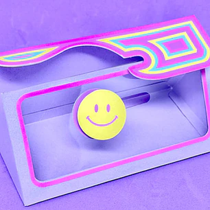 Arquivo de Corte Caixa Triangular com Visor e Trava Deslizante 