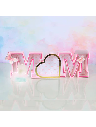 Arquivo de Corte Letreito 3D - MOM - Dia das Mães