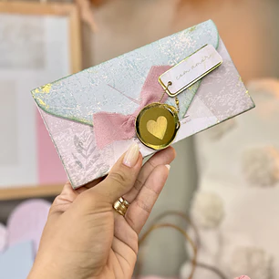 Arquivo de Corte Envelope barra de chocolate 130g Dia das Mães