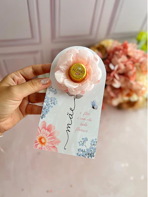 Arquivo Dia das Mães Card Forminha Flor 
