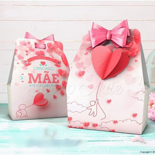 Arquivo de Corte Caixa Luxo Mães 2026