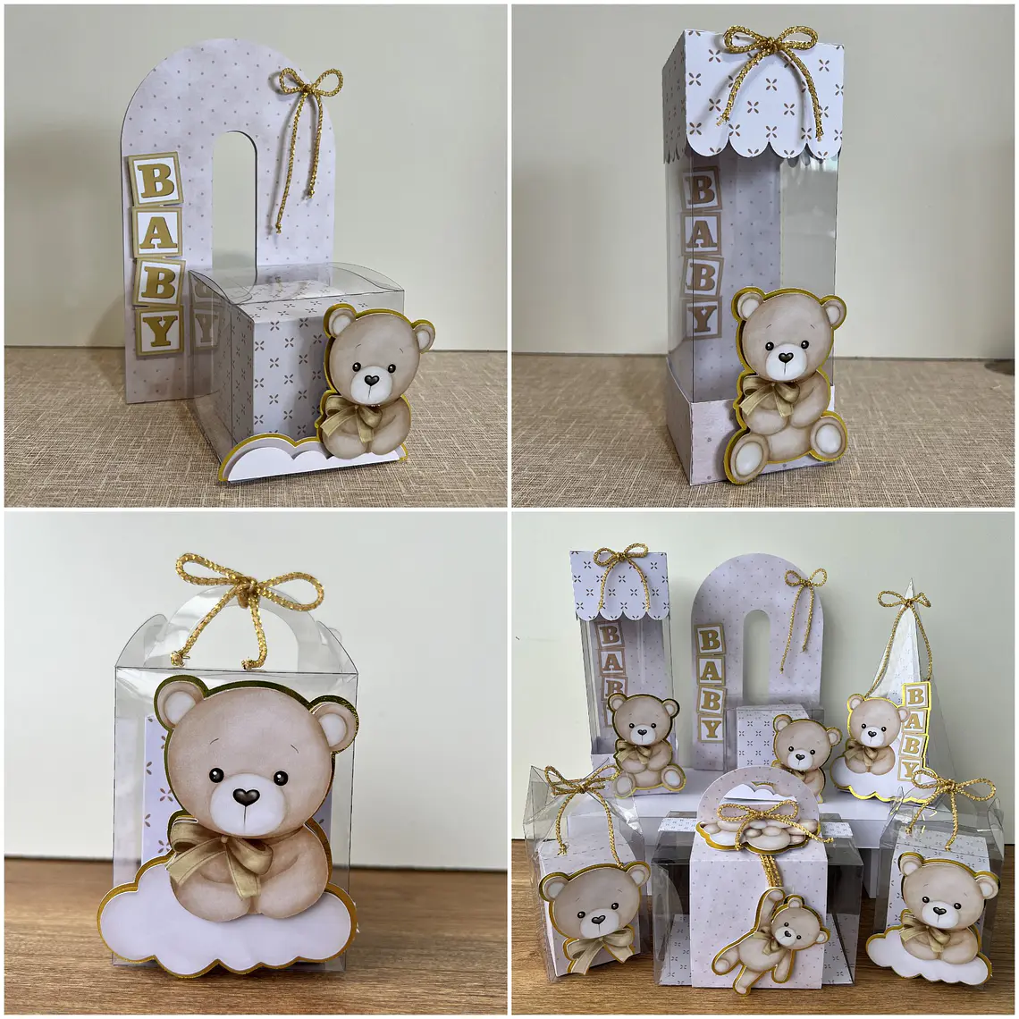 ARQUIVO DE CORTE CHÁ DE BEBE URSINHO ACETATO LUXO 1