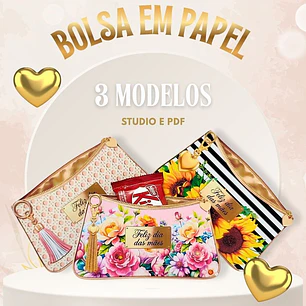 Arquivo de Corte Bolsa em Papel 