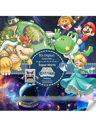 Kit Digital Inspirado Super Mario Galaxy
