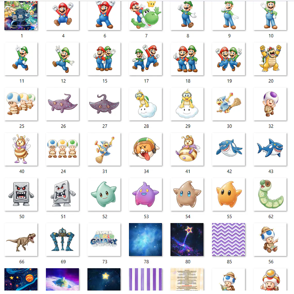 Kit Digital Inspirado Super Mario Galaxy 2