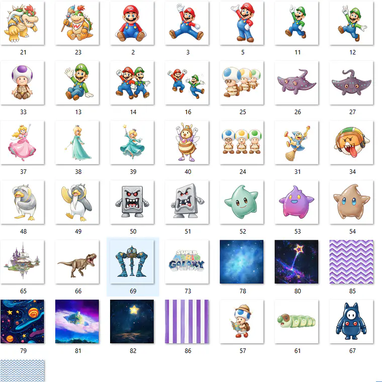 Kit Digital Inspirado Super Mario Galaxy 3