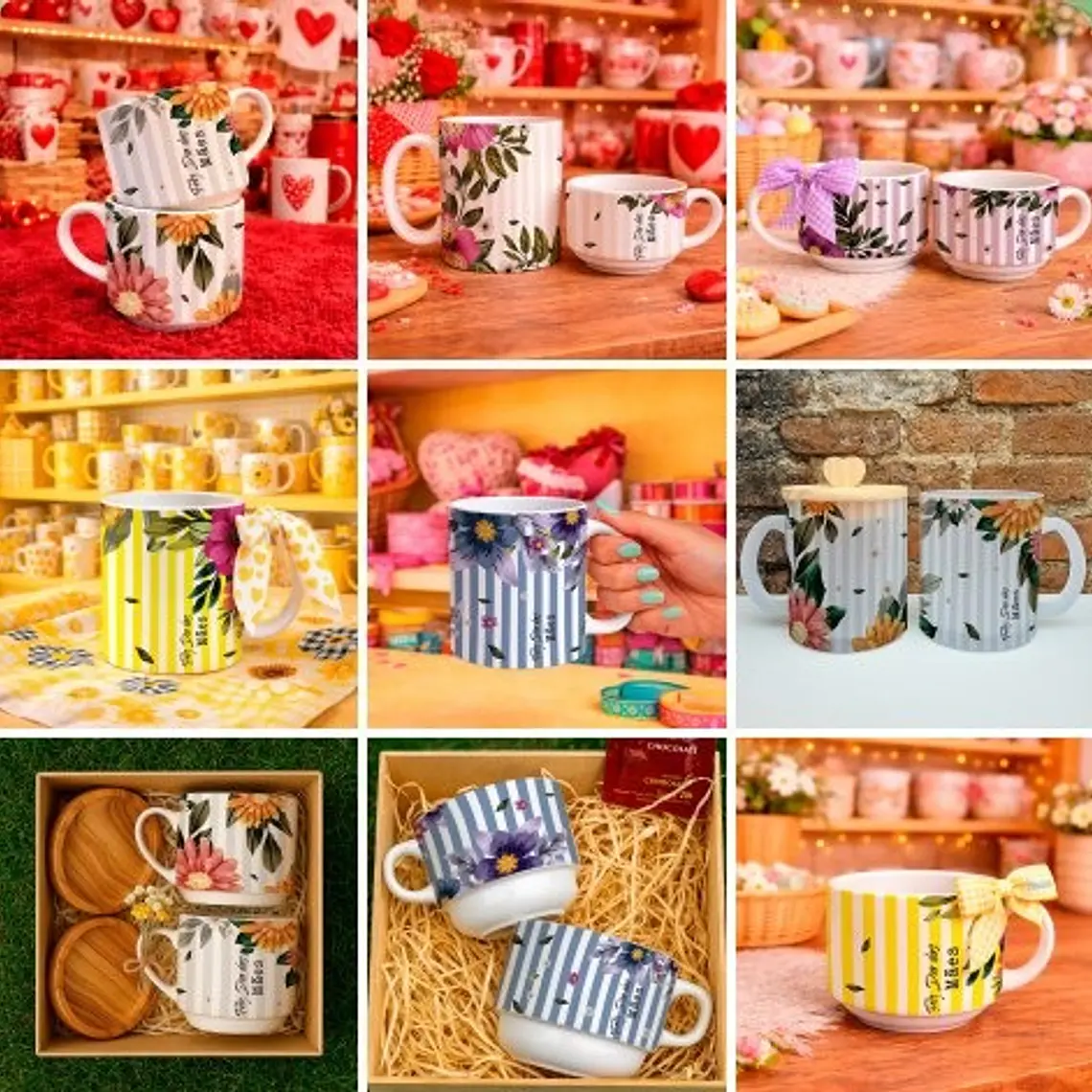 ARQUIVO COLEÇÃO CANECAS FLORES DO MEU JARDIM  - PACK 2 DIAS MÃES 2026 1