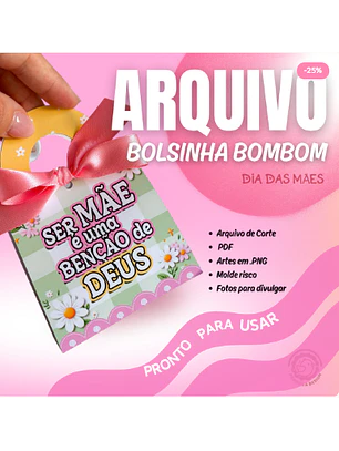 Arquivo Bolsinha Bombom - Dia das Mães