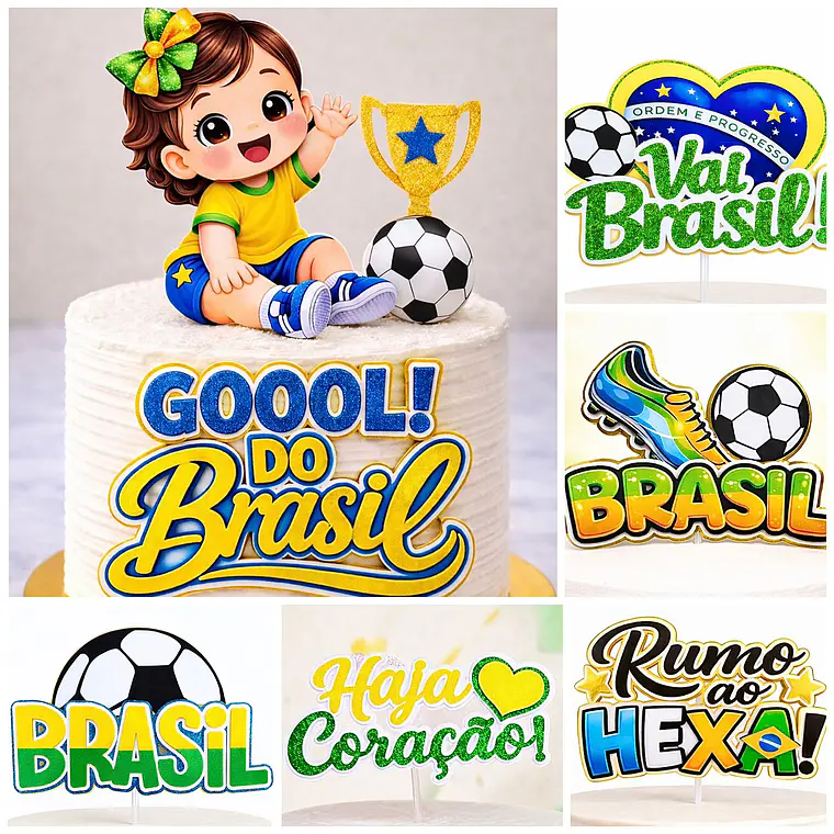 ARQUIVO COMBO 14 TOPOS - COPA DO MUNDO  1