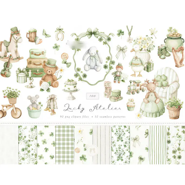 Kit Digital Lucky Ateliê 1