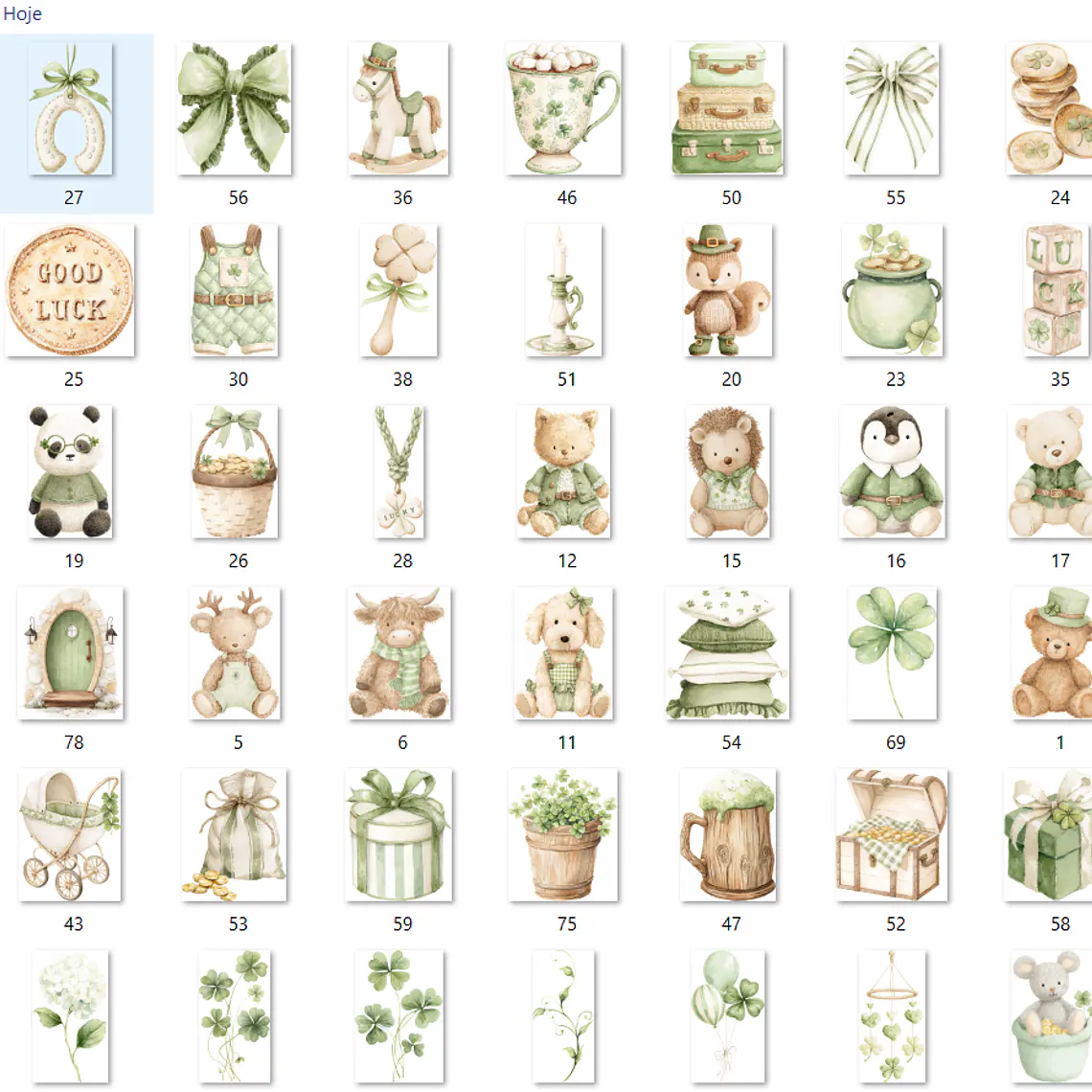 Kit Digital Lucky Ateliê 3