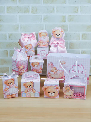 Arquivo de Corte Kit Festa Ursinha Baby