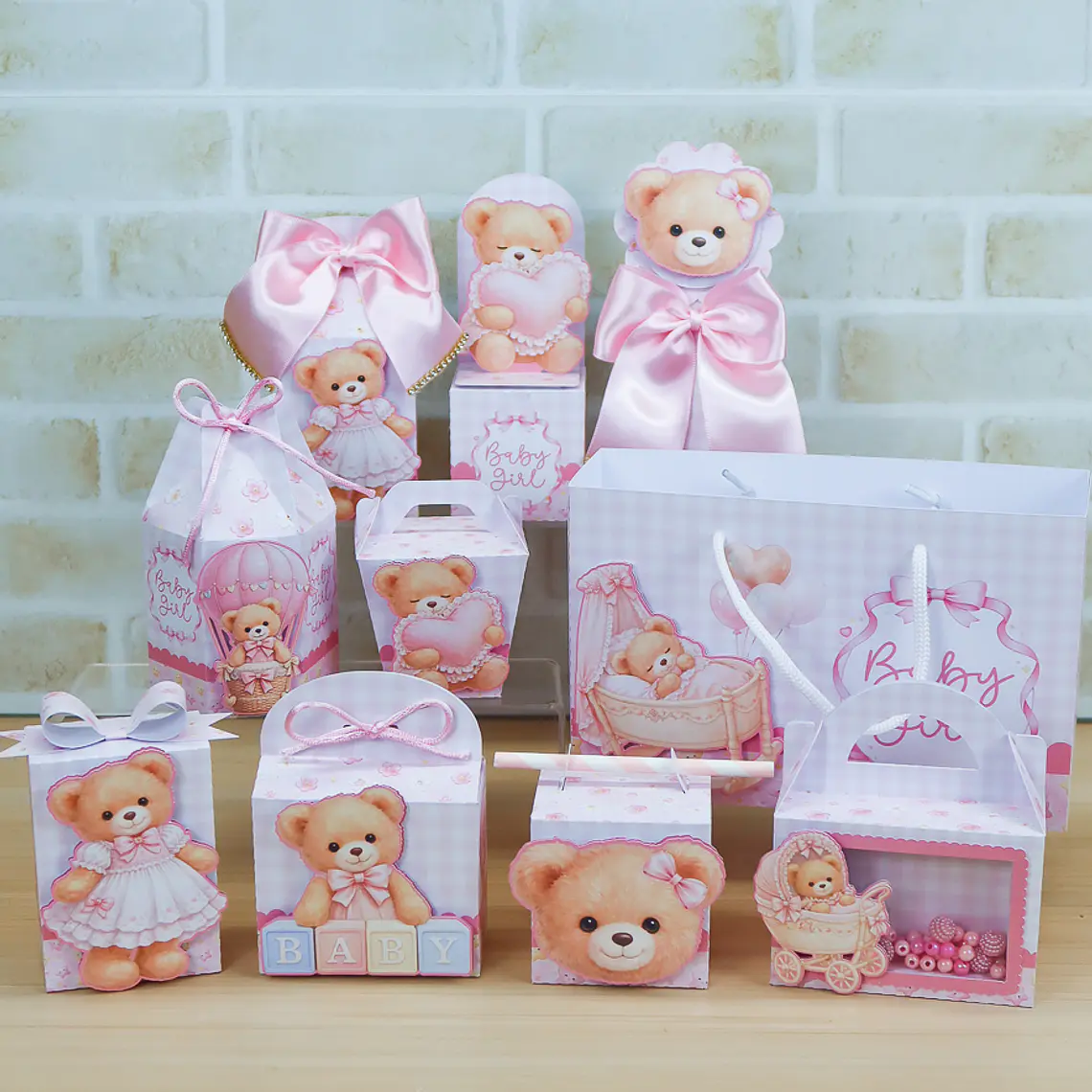 Arquivo de Corte Kit Festa Ursinha Baby 1