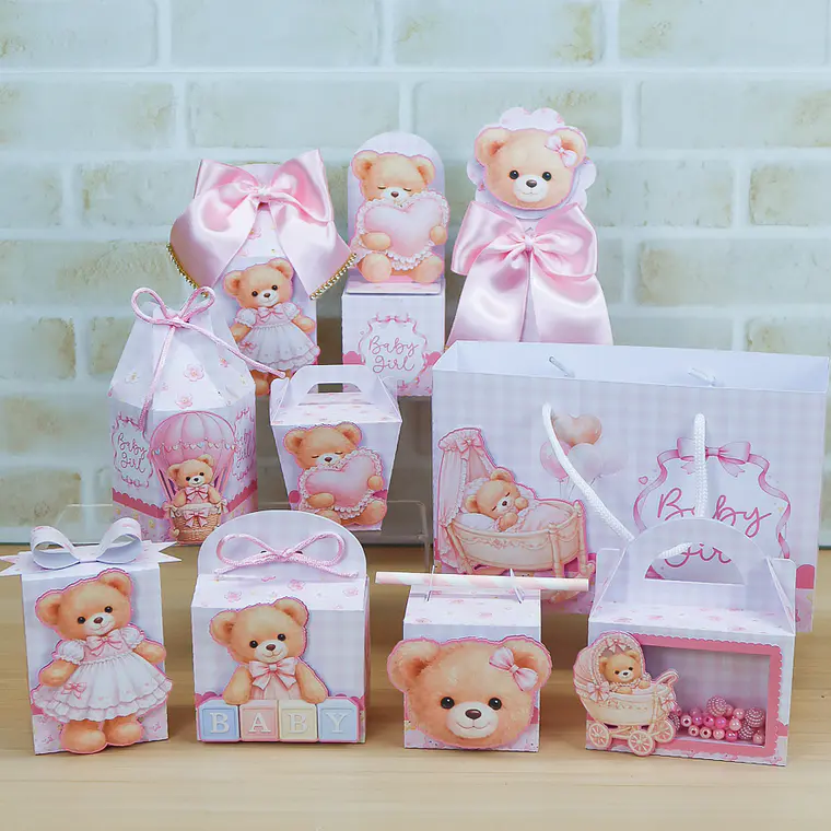 Arquivo de Corte Kit Festa Ursinha Baby 1