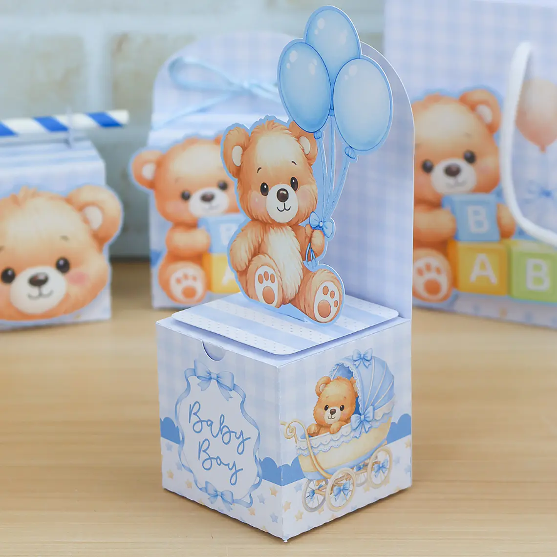 Arquivo de Corte Kit Festa Ursinho Baby  10