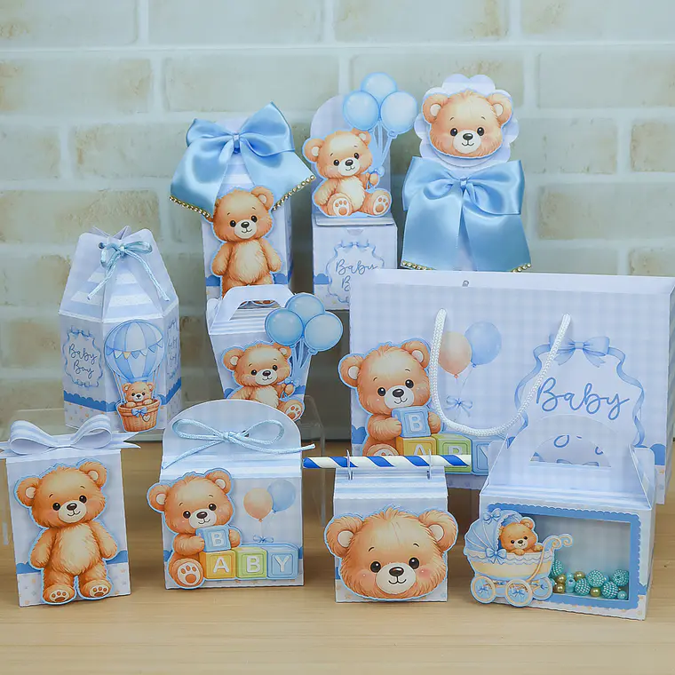 Arquivo de Corte Kit Festa Ursinho Baby  1