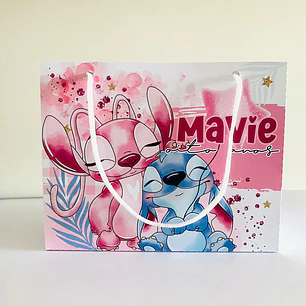 Arquivo Sacolinha Stitch e Angel 