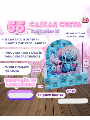 Arquivo Caixas Cestas -- 55 modelos