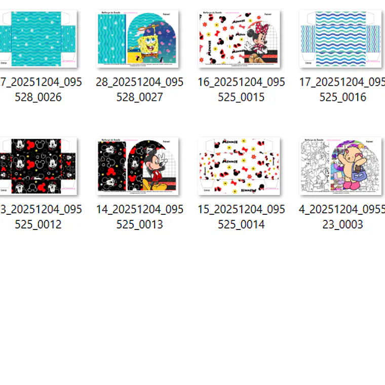 Arquivo Caixas Cestas -- 55 modelos 3