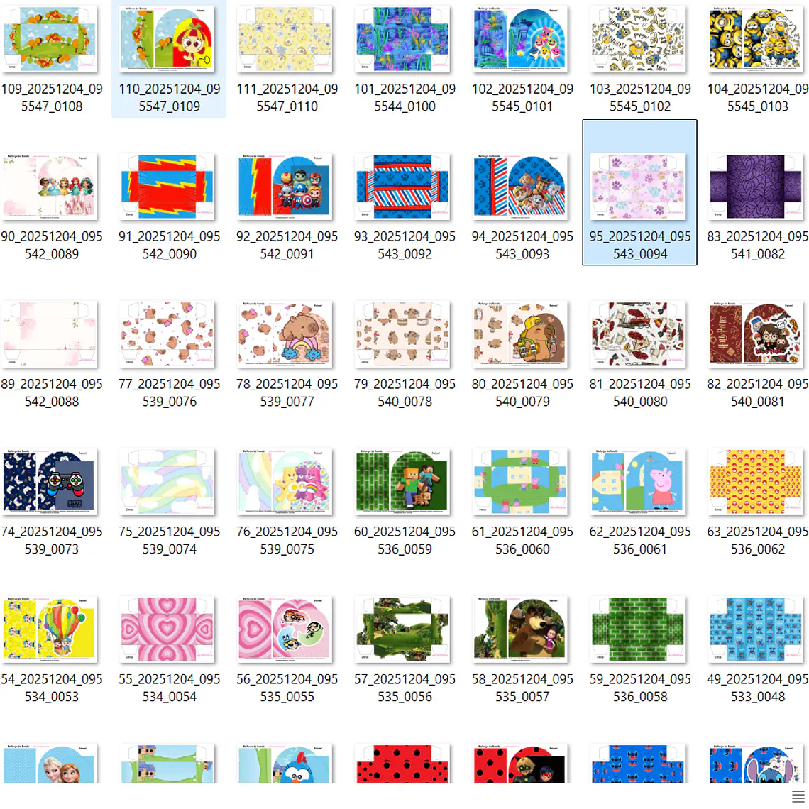 Arquivo Caixas Cestas -- 55 modelos 4