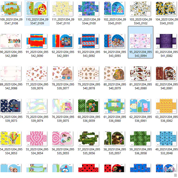 Arquivo Caixas Cestas -- 55 modelos 4