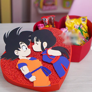Arquivo Caixa Coração Goku - Dia dos Namorados 