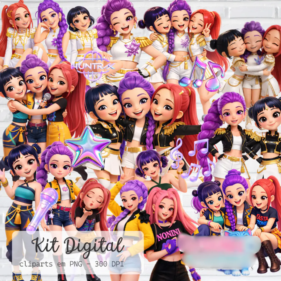 Kit Digital Guerreiras do K-pop 1