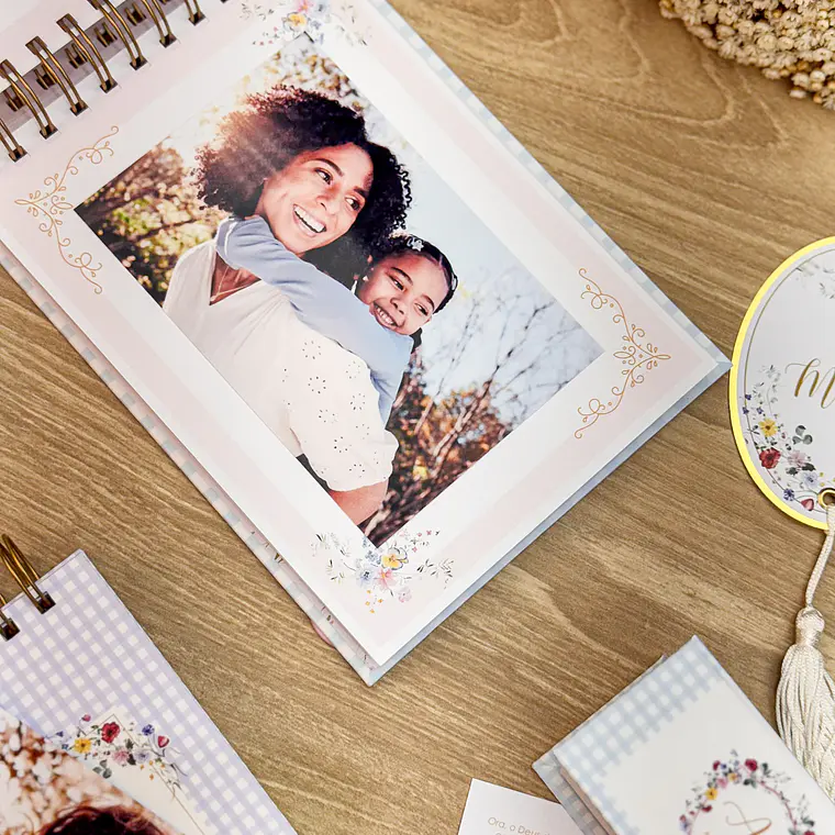 Kit Encadernação Mães 2026 + Brindes 5