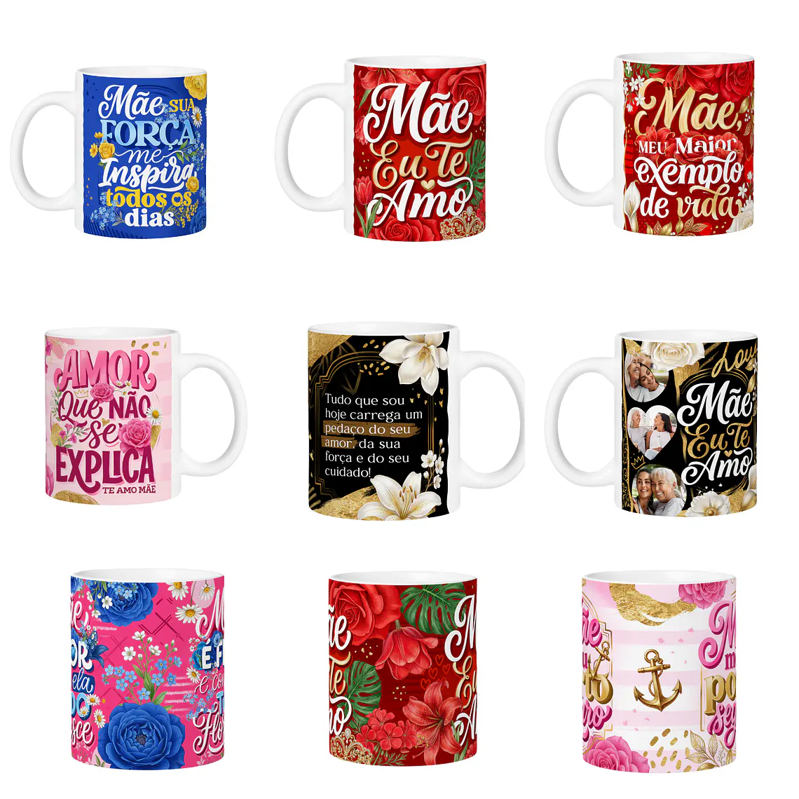 Combo Arquivo Canecas Essência de Mãe  3