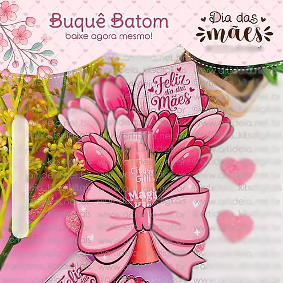 Arquivo Buquê Batom Dia das Mães 1