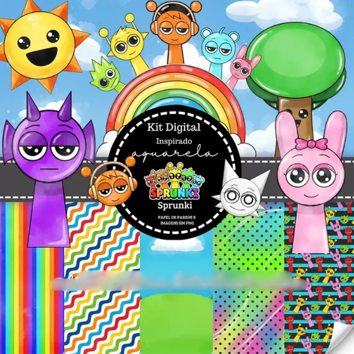 Kit Digital Sprunki 1