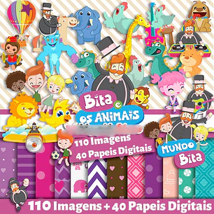 Kit Digital Bita e os Animais