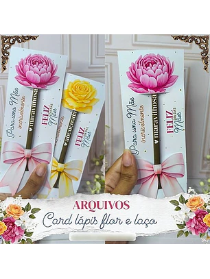 Arquivo Card Lápis laço - Dia das Mães 2026