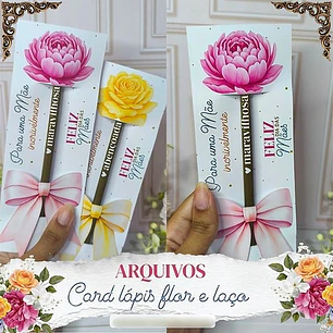 Arquivo Card Lápis laço - Dia das Mães 2026