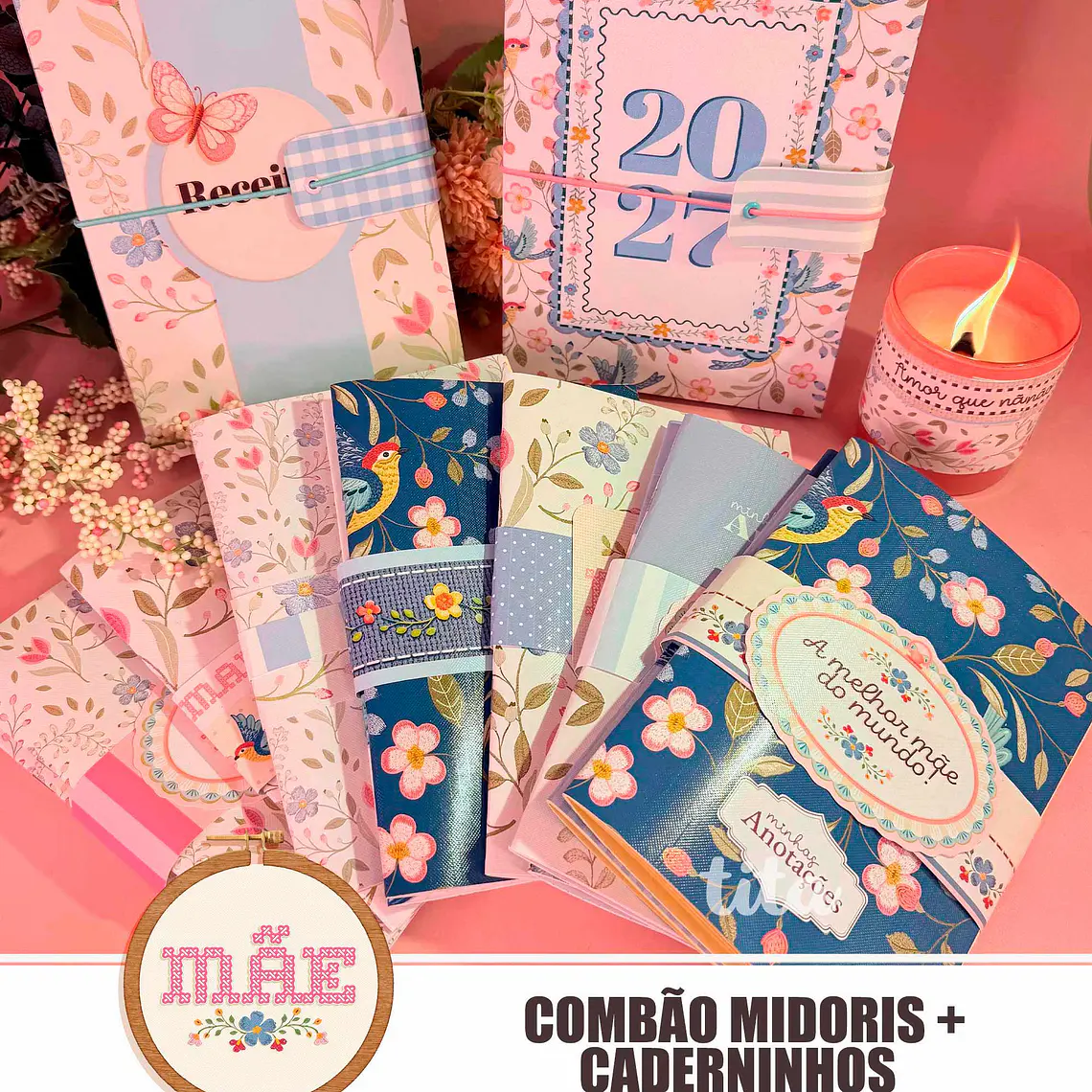 Arquivos Mãe 2026 - Combo Midoris + Caderninhos 1
