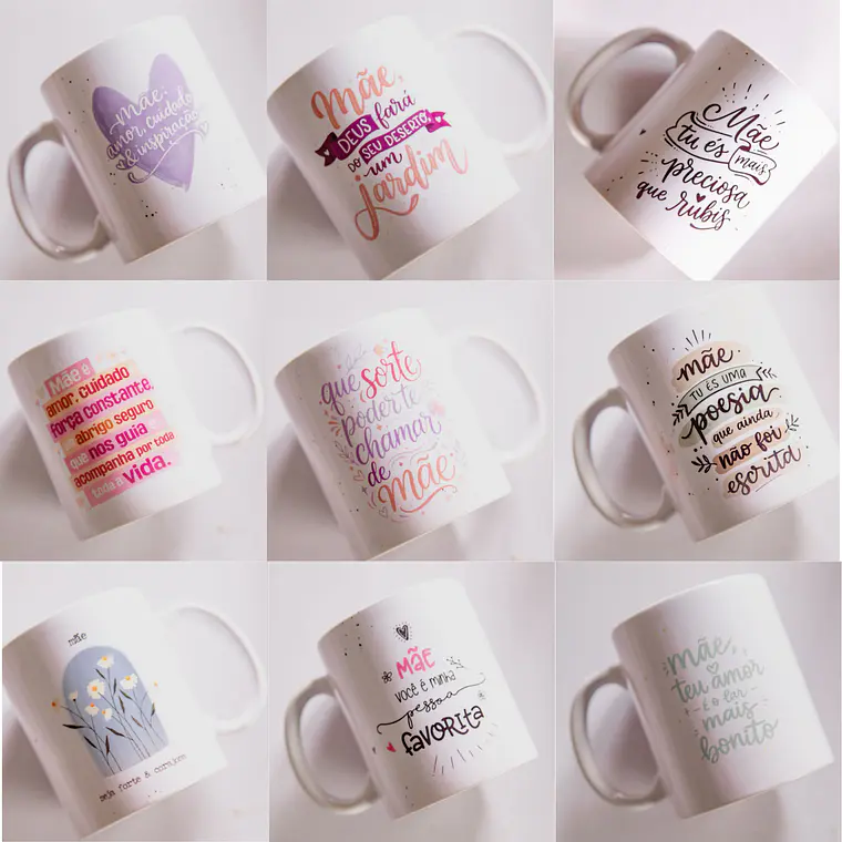 PACK ARTES CANECAS COLEÇÃO MÃES 2026 2