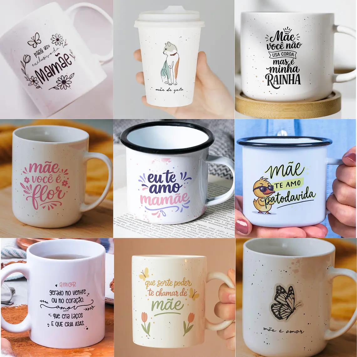 PACK ARTES CANECAS COLEÇÃO MÃES 2026 3