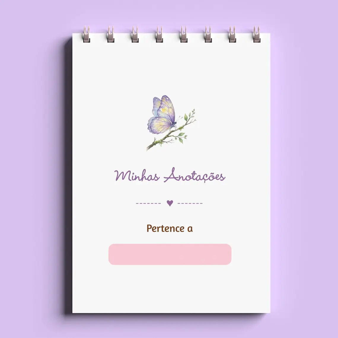 Arquivo Digital - Bloco A6 - wire-o espiral - Dia das Mães 2026 2