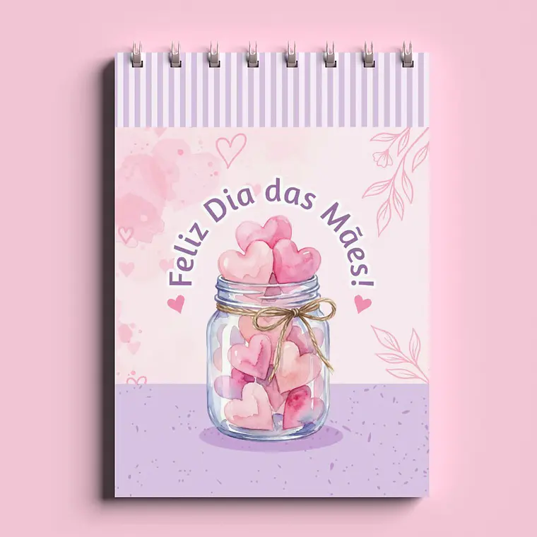 Arquivo Digital - Bloco A6 - wire-o espiral - Dia das Mães 2026 3