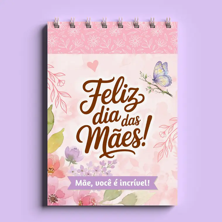 Arquivo Digital - Bloco A6 - wire-o espiral - Dia das Mães 2026 6