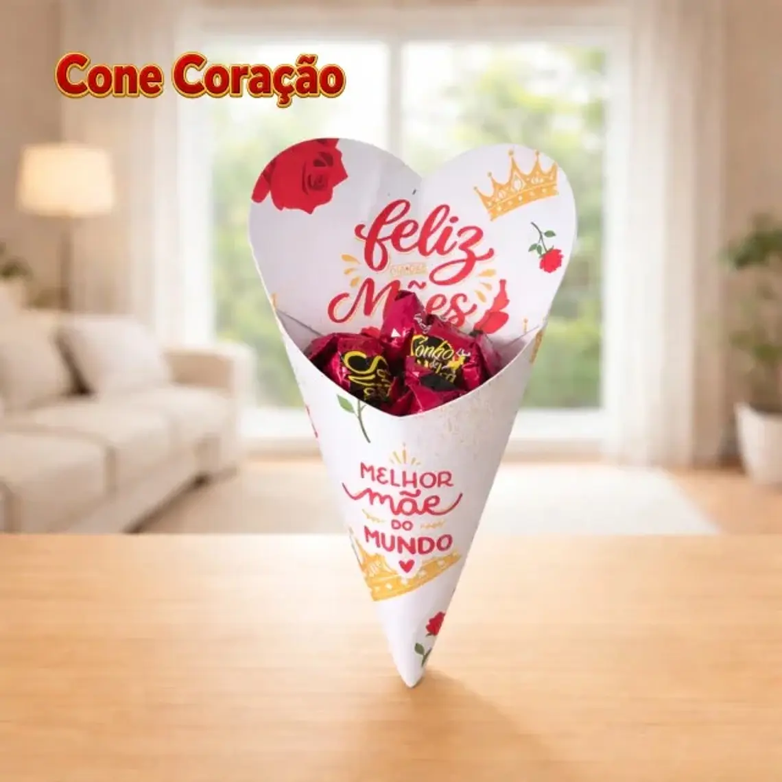 Combo Arquivos Caixas e Presentes Dia das Mães 3