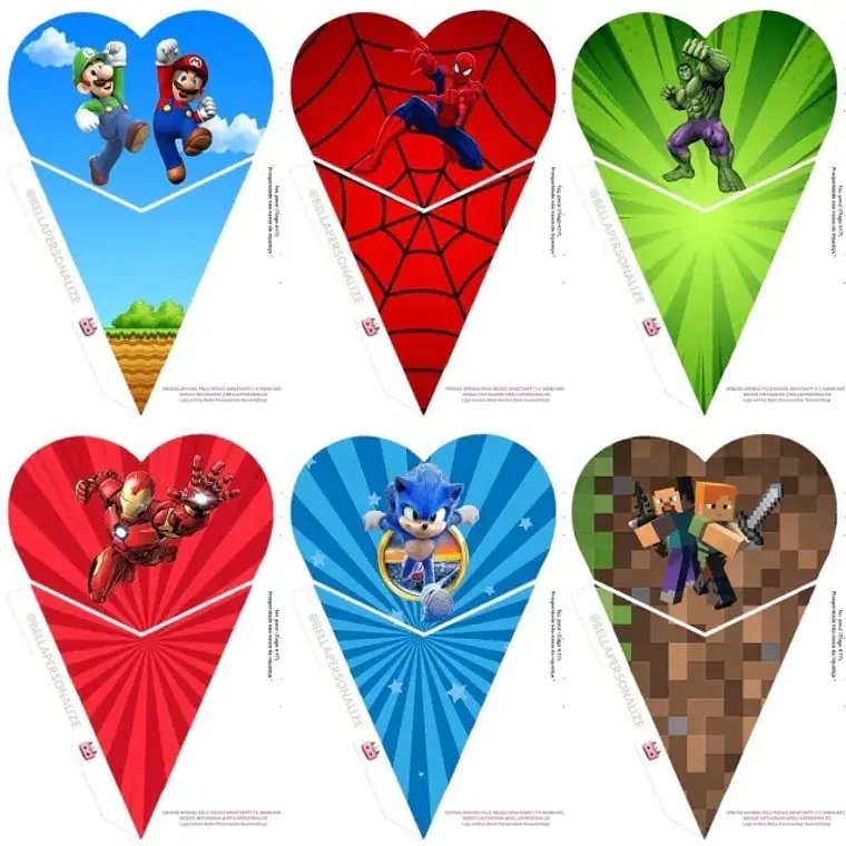 Kit Digital Cones Infantis 50 temas  3